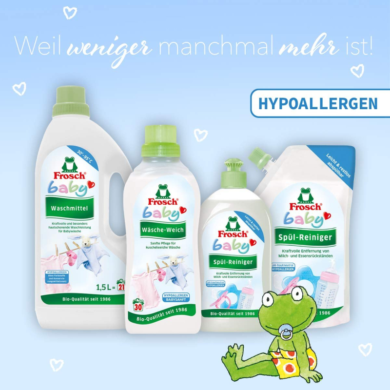 Chai Nước Xả Vải Dùng Cho Trẻ Em Hữu Cơ Frosch 750ml